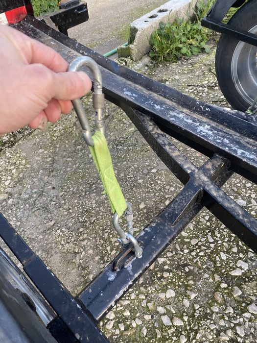 Atrelado p/ mota com rampa retractil