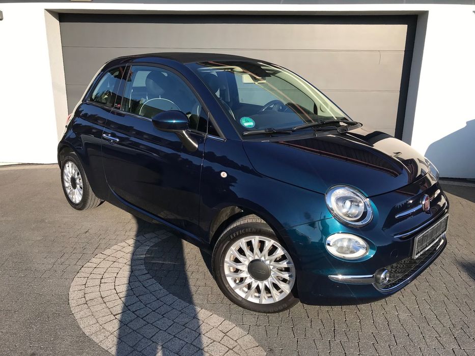 Fiat 500 Piękny Kolor Jak Nowa 1.2_Tylko 138Tys Serwis_I-wł_Ory.Lakier_Klima_