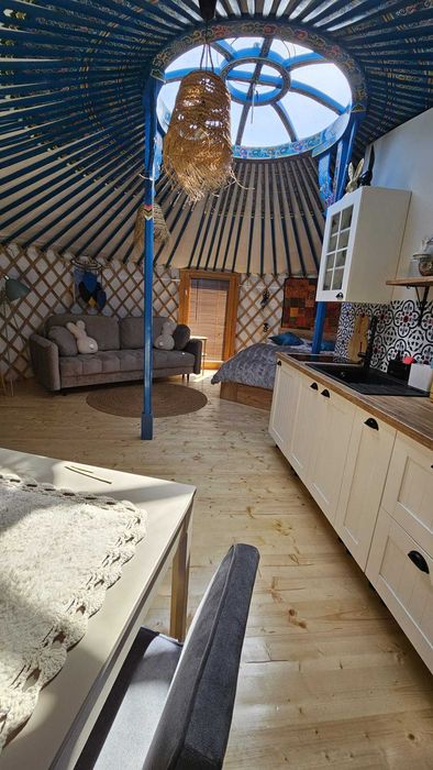 Domki letniskowe ZALEW SULEJOWSKI /JURTA/ Glamping - 5 os. Panieński, Komunia
