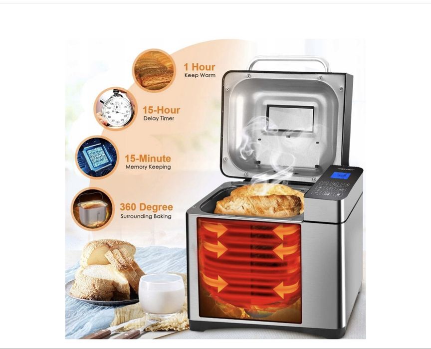 Wypiekacz do chleba 25 programów chleb jogurt dżem