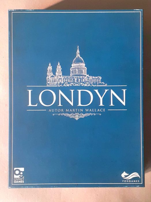 Londyn gra planszowa NOWE komponenty UNPUNCHED unikat OOP