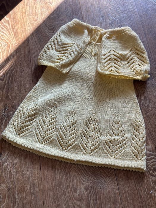 Сукня дитяча, вʼязана