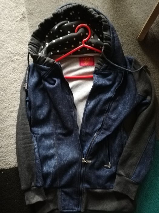 Bluza kolor denim