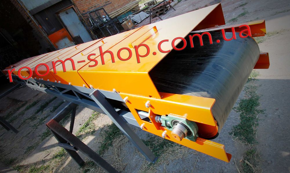 Ленточный конвейер, транспортёр, погрузчик, ширина 500 мм., с крышками