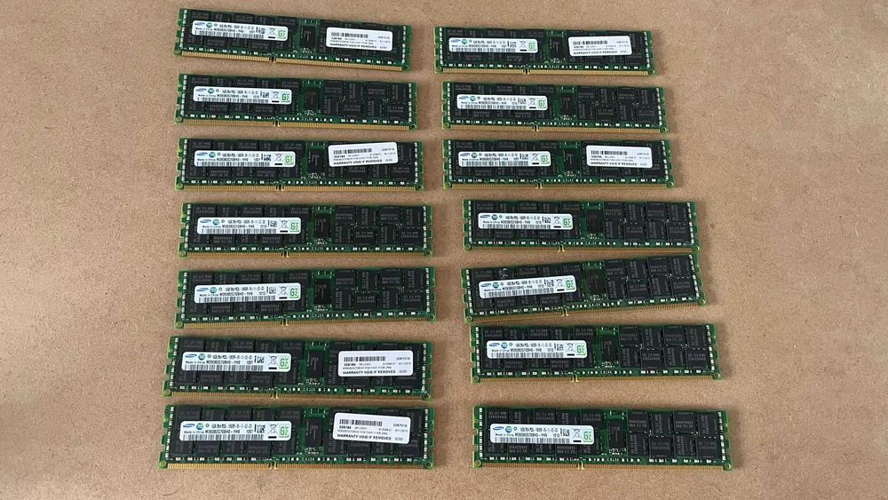 Memória RAM SAMSUNG 16GB DDR3L 1600R PC3L 1333MHz (Preço unitário)