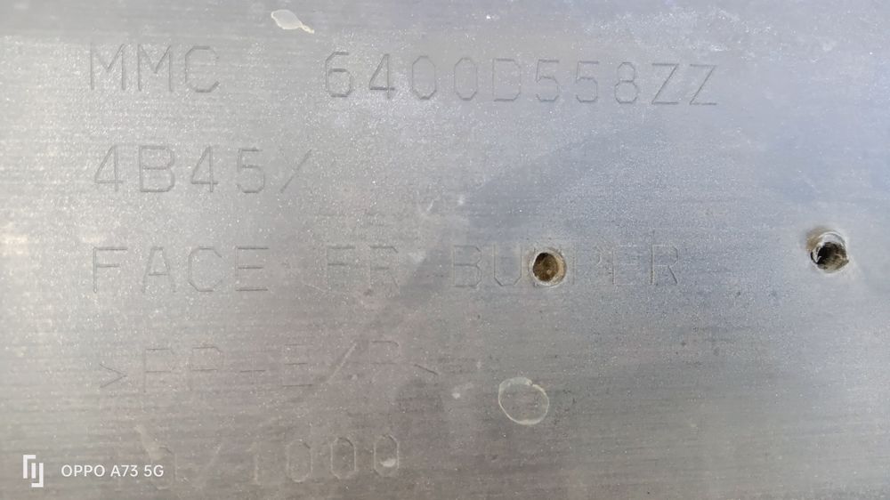 Parachoques Mitsubishi Outlander para choques 2013