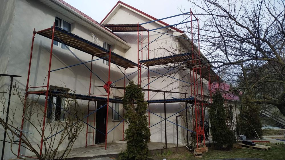 Утеплення фасадів. Фасадні роботи. Утепление фасадов.