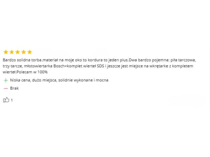 Torba Narzędziowa BOSCH Professional Duża 485mm Oryginał NOWA FV23!