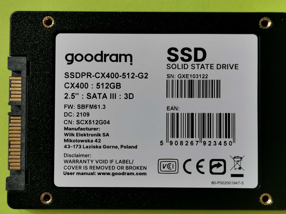 SSD 512GB GoodRAM