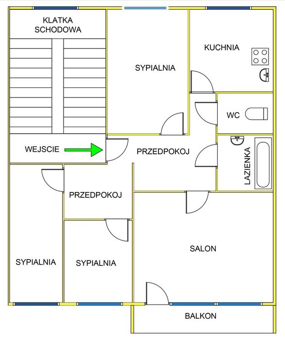 Mieszkanie M-5 Aleksandrówka, Ciechanów - sprzedaż.