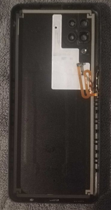 Carcaça traseira Samsung Galaxy A12 (SM‑A125F/DSN) – Preto