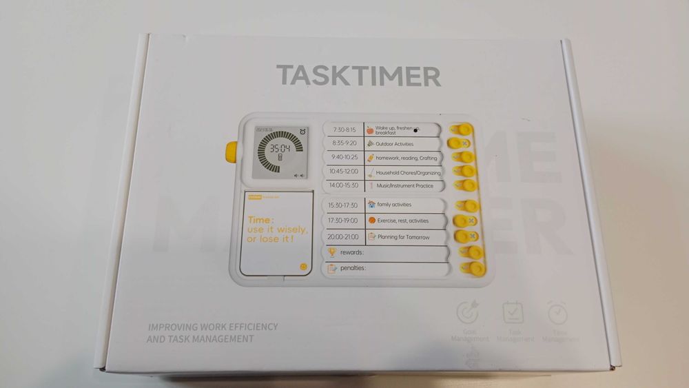 BEAVERLAB Task Timer D1 Wizualny Timer dla Dzieci Tablica Planowania Dnia
