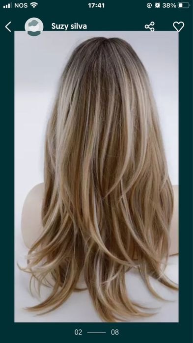 Perucas de cabelo natural