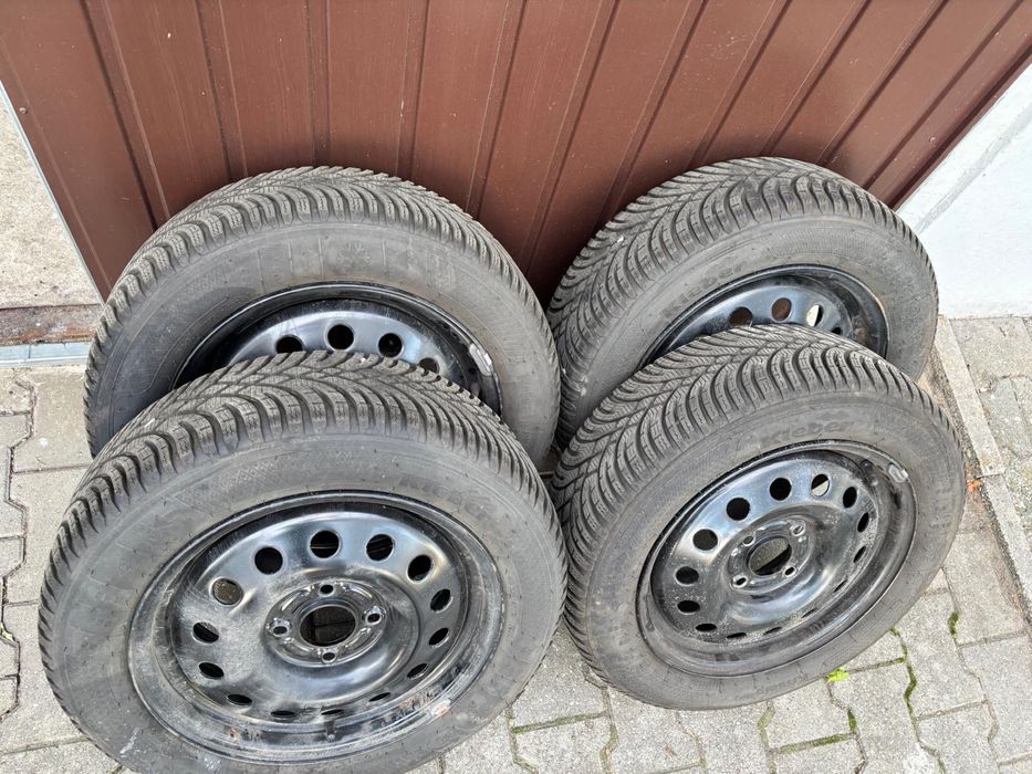 Całe koła zimowe  opony Kleber185/60 Rocznik 2024