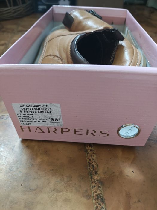 Buty Harpers z cielęcej skóry rozmiar 38