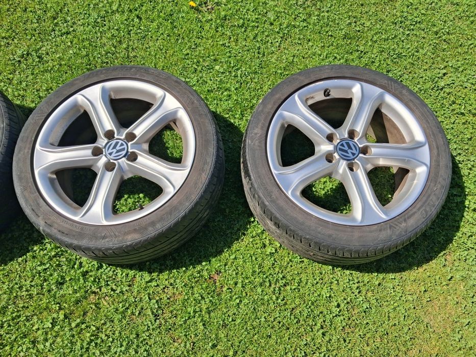 Felgi 17 5×112 orginalne audi z oponami.