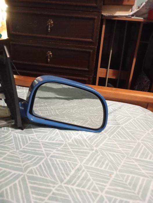 Retrovisor Direito Azul Mitsubishi Space Star 1998–2004