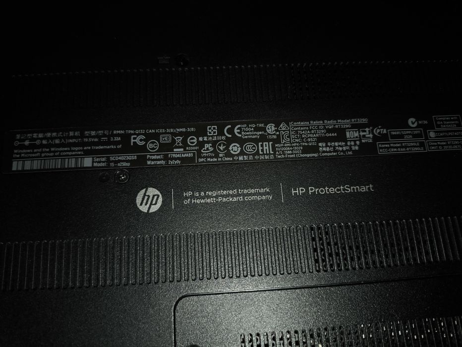 HP Pavilion 15-n250sp AMD 1.5 GHz64738469050881123