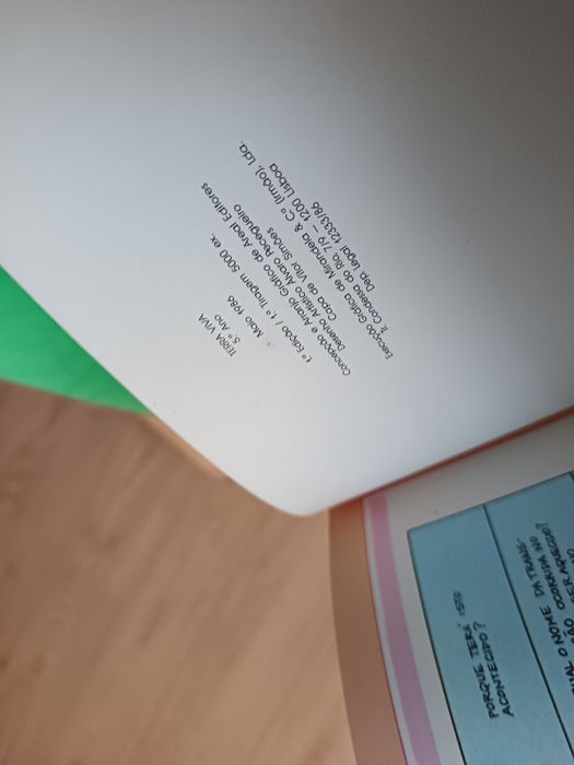 Livro Ciências da Natureza (1986)