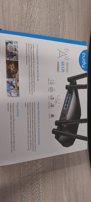 Router LTE 4G Cudy LT400 Wi-Fi 300 Mb/s + slot SIM