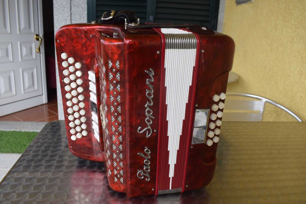 Concertina Paolo Soprani 3 Voz La# Re# Sol# Natural