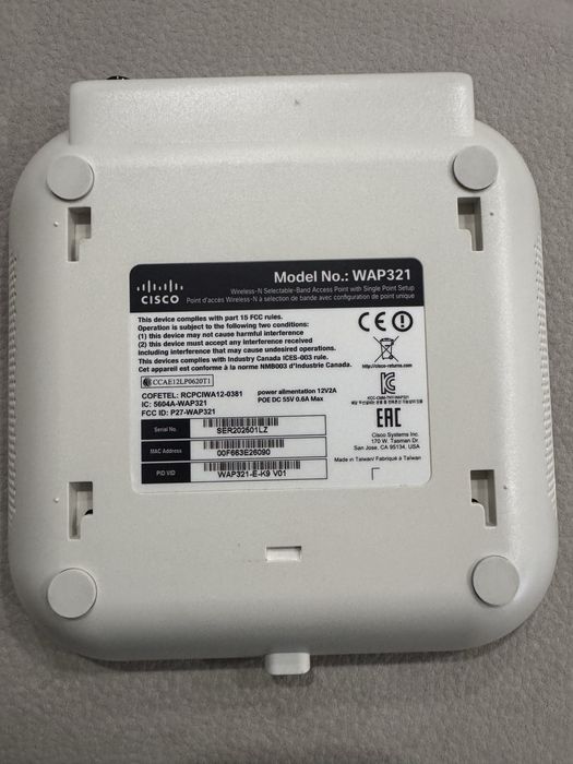 Antena Cisco WAP321 (AP)