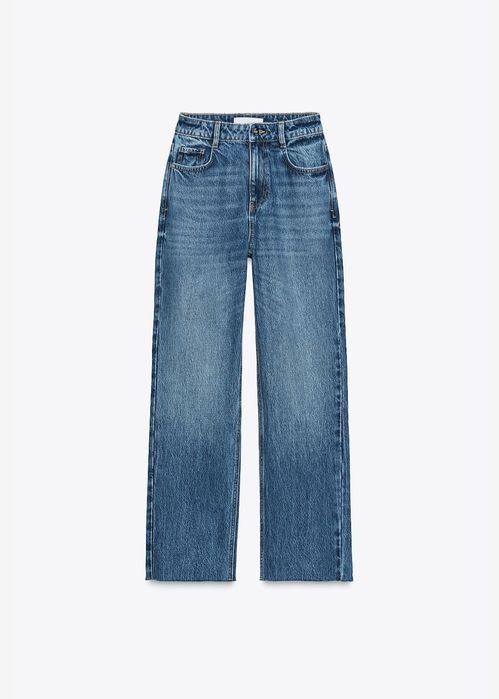 Нові джинси Zara straight jeans wide leg прямі