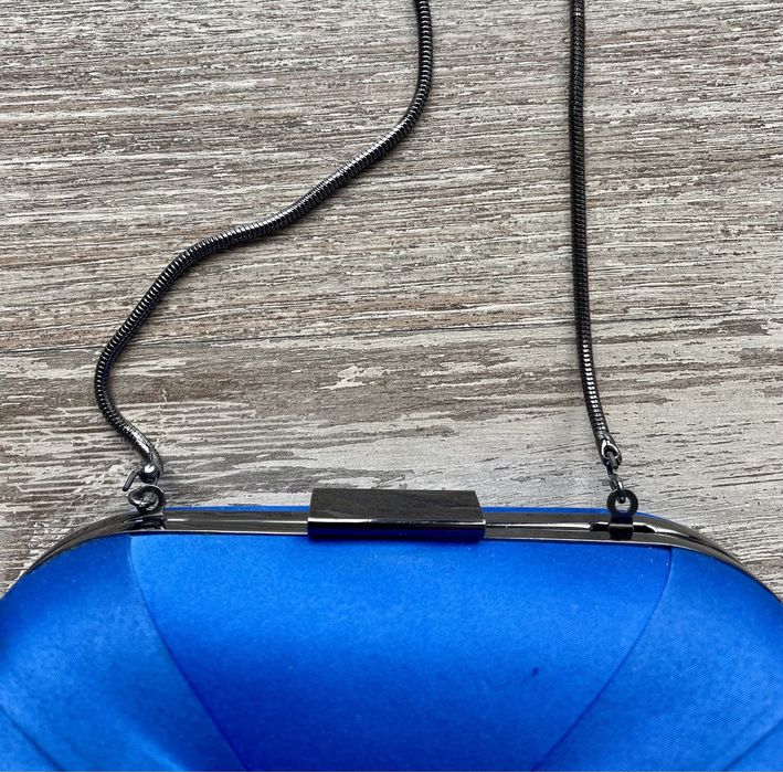 Bolsa clutch azul