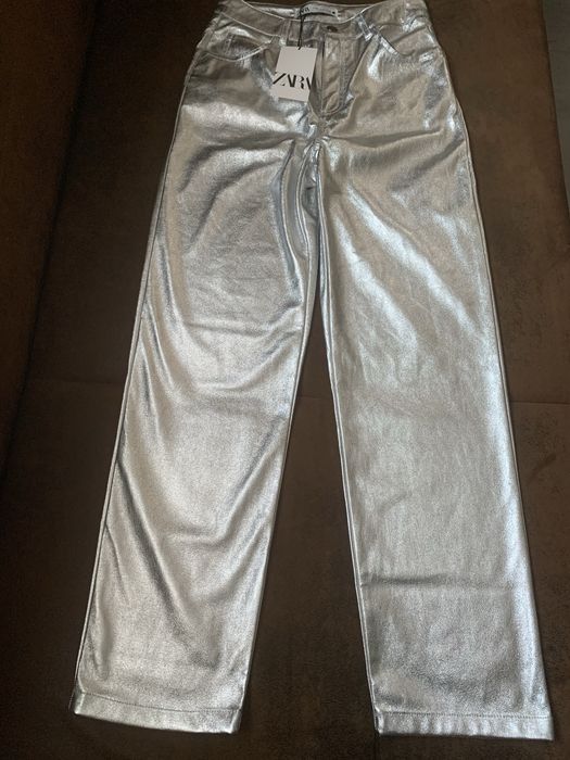 Spodnie metaliczne ZARA