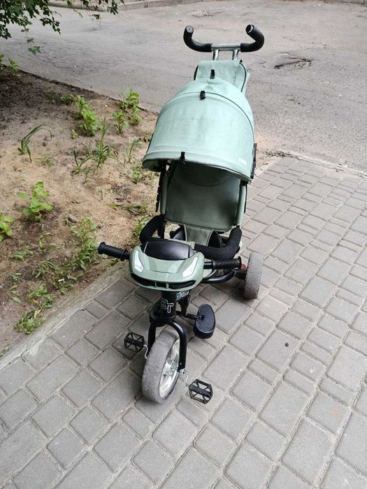 Велосипед дитячий з батьківською ручкою