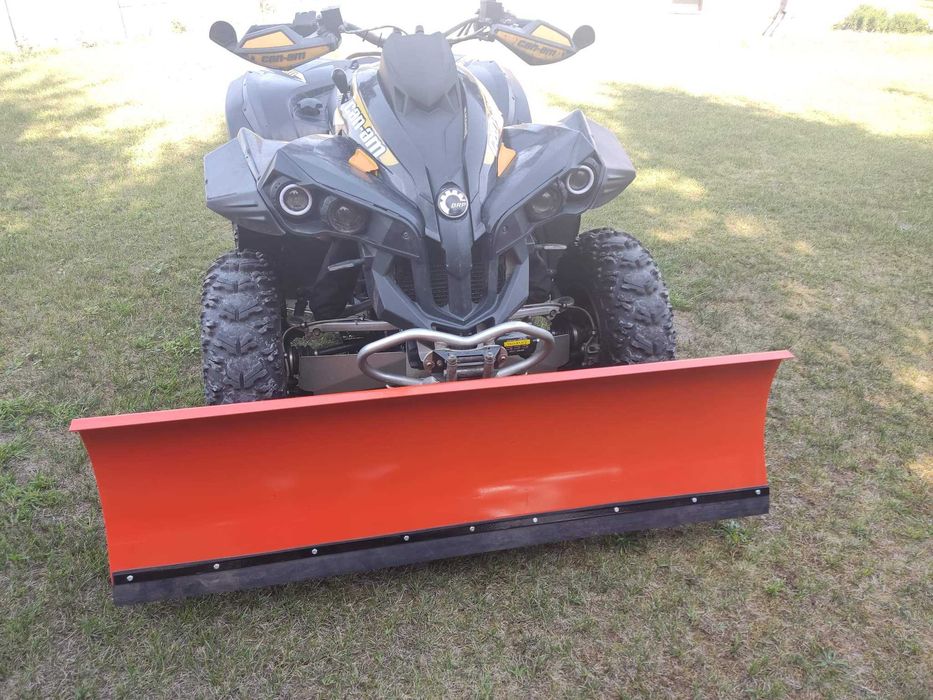 SOLIDNY pług do quada do śniegu łatwy i szybki montaż TRANSPORT