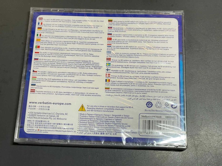 Płyta Verbatim Blu-ray disc BD-R 25GB 4x