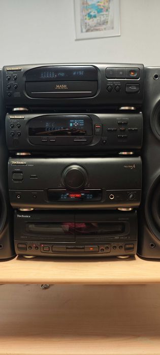 Музичний центр Technics SC-CH505 з двома колонками