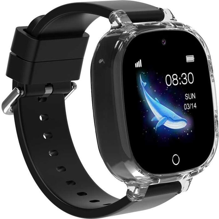 Дитячий смарт годинник Gelius Summer (GP-PK009) з GPS/ESIM Black/Pink