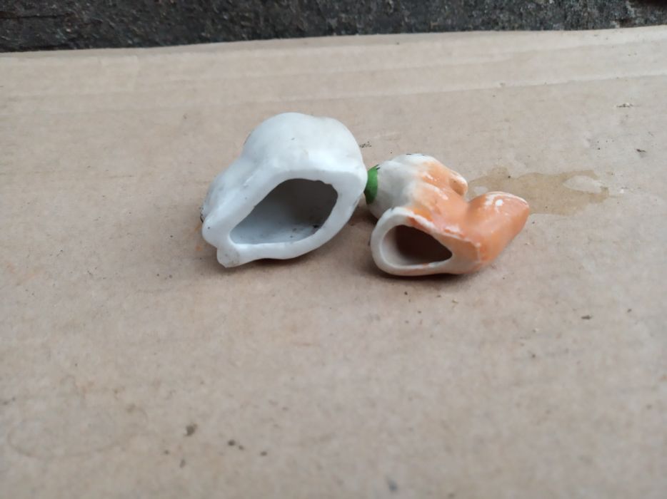 Старi радянськi маленькi статуэтки зайчик бiлочка одним лотом