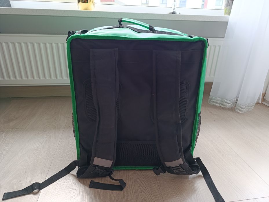 Torba Uber eats plecak delivery zielona jak nowa