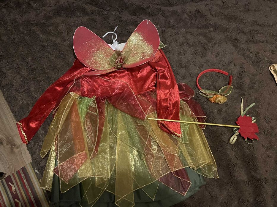 Strój karnawałowy "Leśna wróżka" - wzrost 116 cm