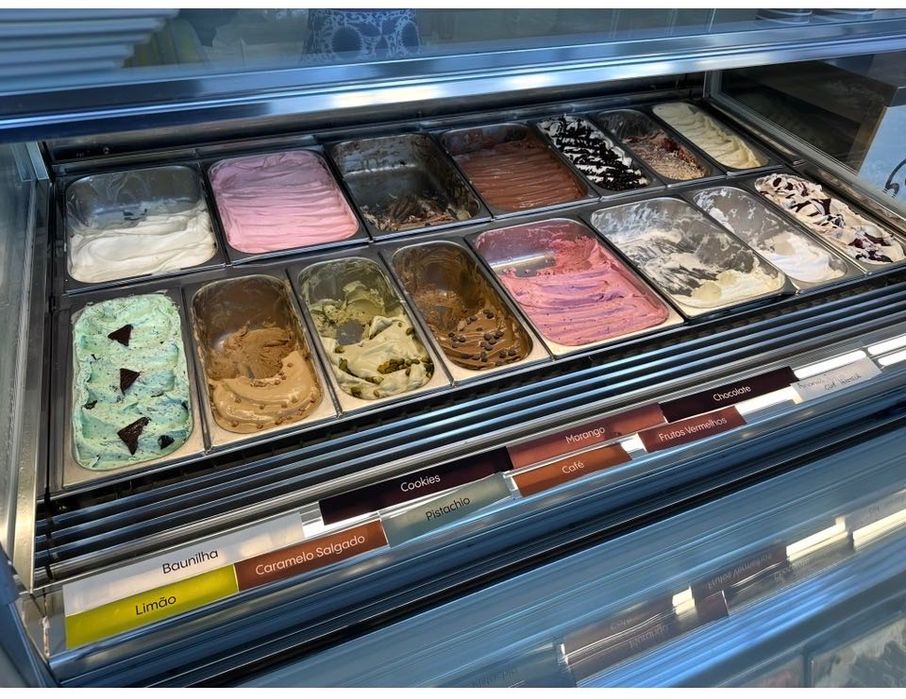 Vitrine para gelados