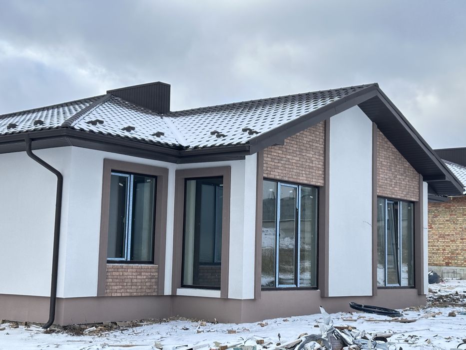 Продам котедж 80м2 від Забудовника! З штукатурними роботами.