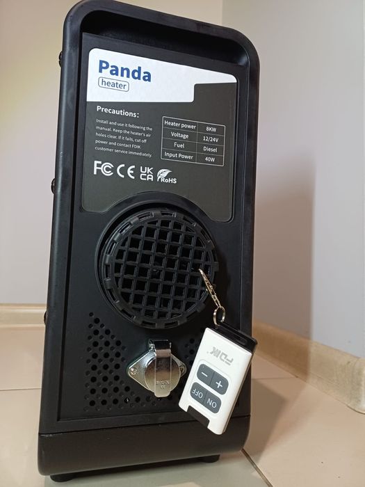 Webasto, nagrzewnica  8kw .FDIK "Panda" wyjśće spalin z boku !
