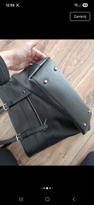 Skórzana torba shopperka Wittchen