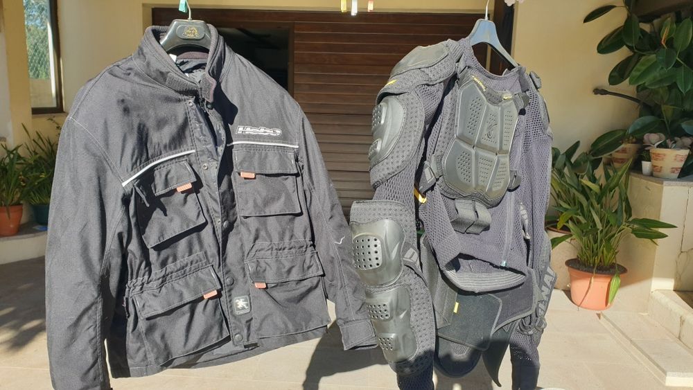 Vendo Casaco Hebo e proteção integral de peito e costas