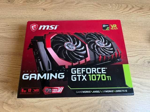 Karta graficzna MSI GEFORCE GTX 1070 Ti GAMING 8 GB