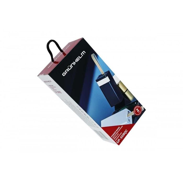 Power Bank GRUNHELM GP-50BQC 50000 mAh швидка зарядка 22.5W