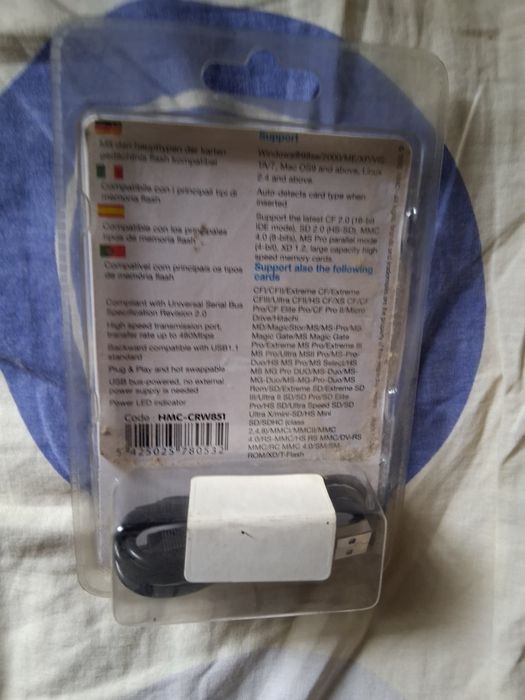 Leitor de Cartões (Card Reader) USB novo
