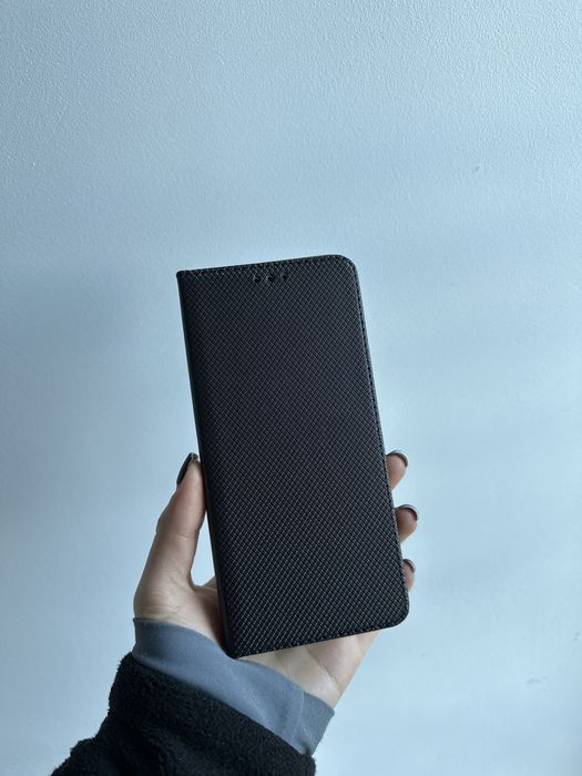 Etui zamykane czarne do REALME 12 PRO/ 12 pro plus