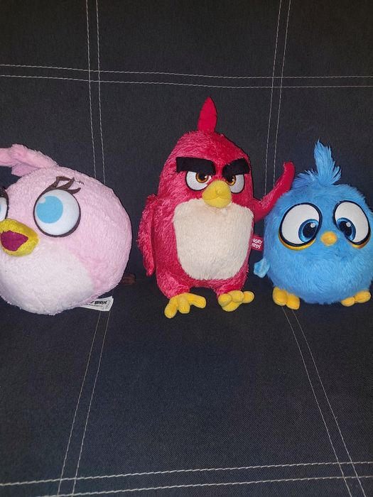 Angry Birds pluszaki ...zestaw maskotek