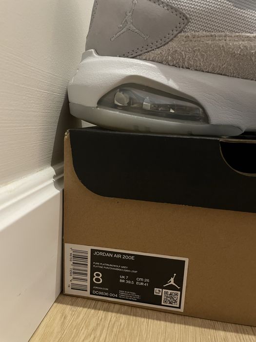 OKAZJA buty jak nowe nike Jordan Air 200E białe szare sneakers IDEAŁ