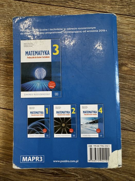 Matematyka 3 zakres rozszerzony OE Pazdro