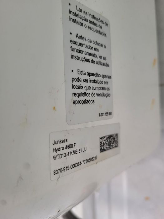 Junkers Hydro 4600F Propano/Butano